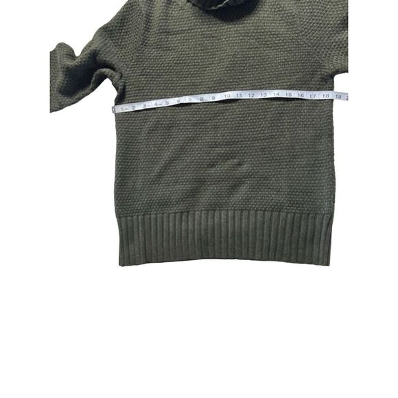 Patagonia Women's Basin Green Recycled Cashmere Turtle Neck Sweater Small NWT - Picture 3 of 7